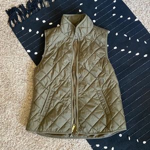 Old Navy- green army vest - size M